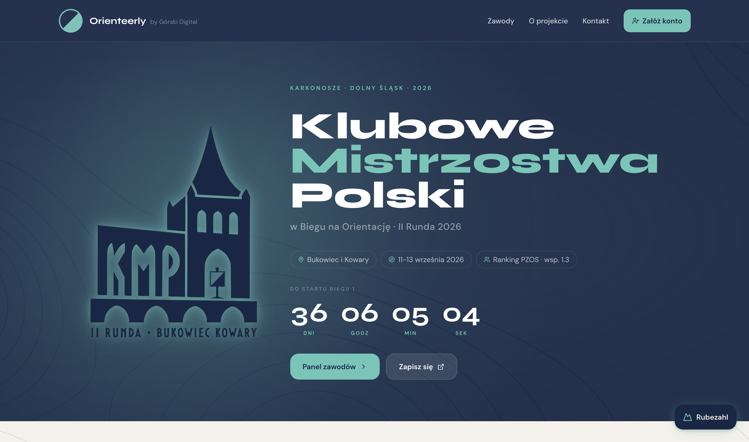 Strona główna Orienteerly z odliczaniem do startu Klubowych Mistrzostw Polski w biegu na orientację